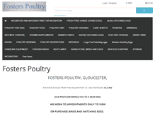 Tablet Screenshot of fosterpoultry.co.uk